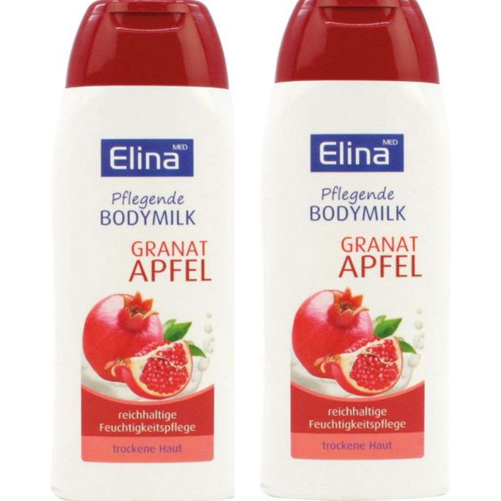 2 St.x 200 ml Elina Granatapfel Body Milk