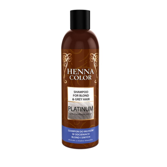 "Henna Color" Tönungsshampoo "Platinum" für helles und graues Haar 250ml.