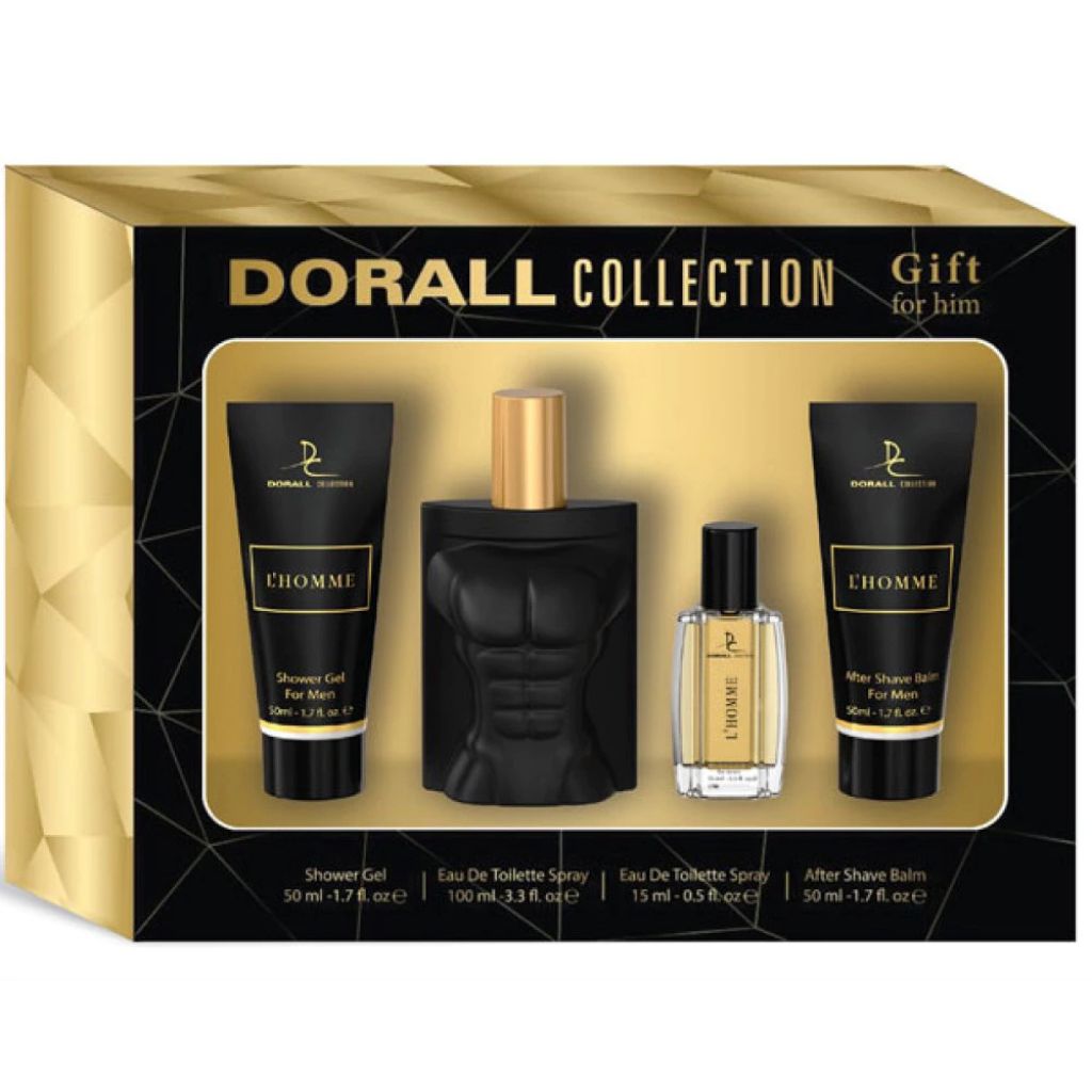 Dorall Collection L` Homme  For Men Eau De Toilette 100 ML Geschenk Set