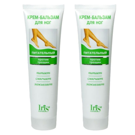 2 St. Iris Fussbalsam Creme-Balsam gegen Risse Fusscreme 100 ml