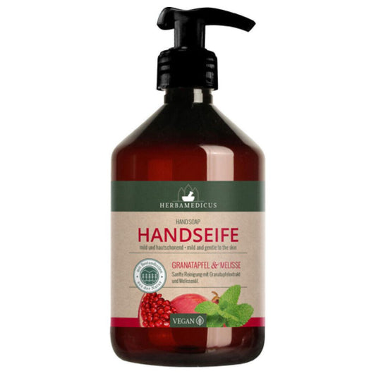 Herbamedicus Handseife Granatapfel & Melisse 500 ml in Pumpflasche