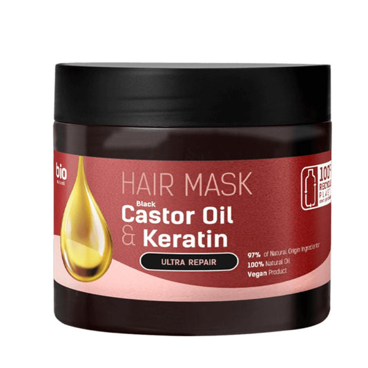 Haarmaske Black Castor Oil & Keratin 295ml