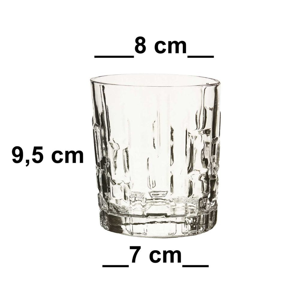 Set aus 6 Gläsern, "Whiskygläser" 315 ml