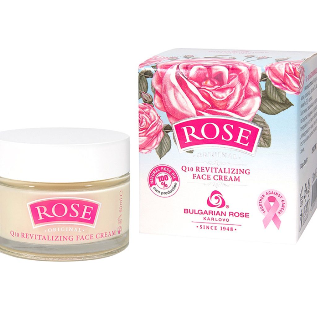 Bulgarian Rose Gesichtscreme Q10 Revitalisierende Tagescreme