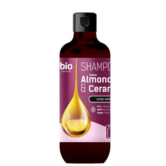 Shampoo Bio Naturell Süßes Mandelöl & Ceramide Ultrablisk 355 ml