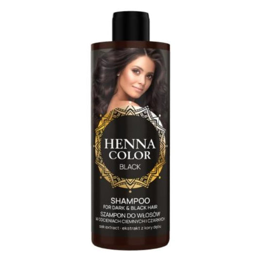 "Henna Color" Tönungsshampoo "Black" für schwarzes Haar 300ml