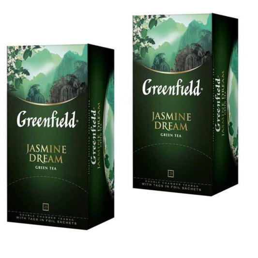 2 St. Grüner Tee Greenfield Jasmin Drim 25St.x2g