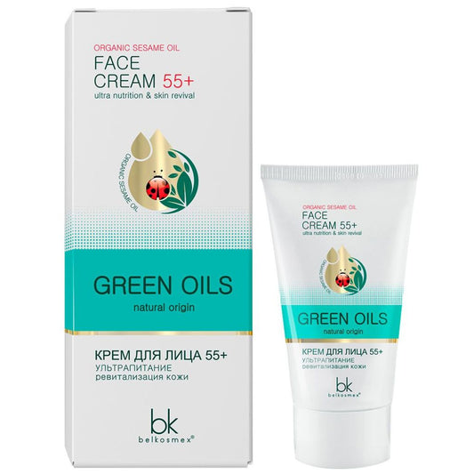 GREEN OILS Gesichtscreme 55+Ultra-Nährstoff-Revitalisierung  40 g