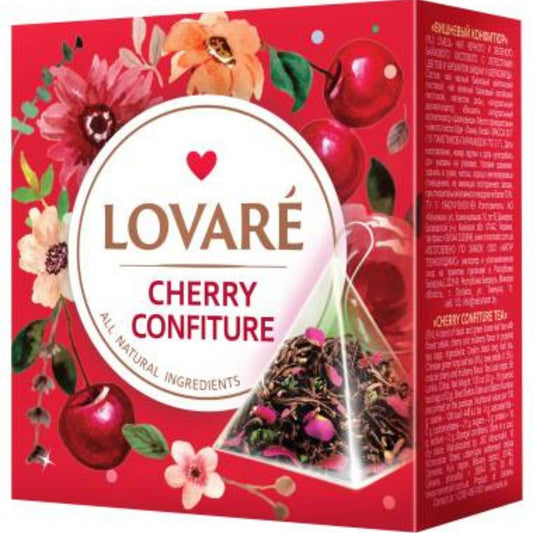 Lovare Tee «Kirschkonfitüre» Schwarztee30g (15*2)