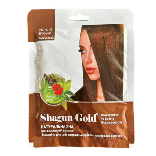 SHAGUN GOLD Natürliches Henna  Braun, 25 g