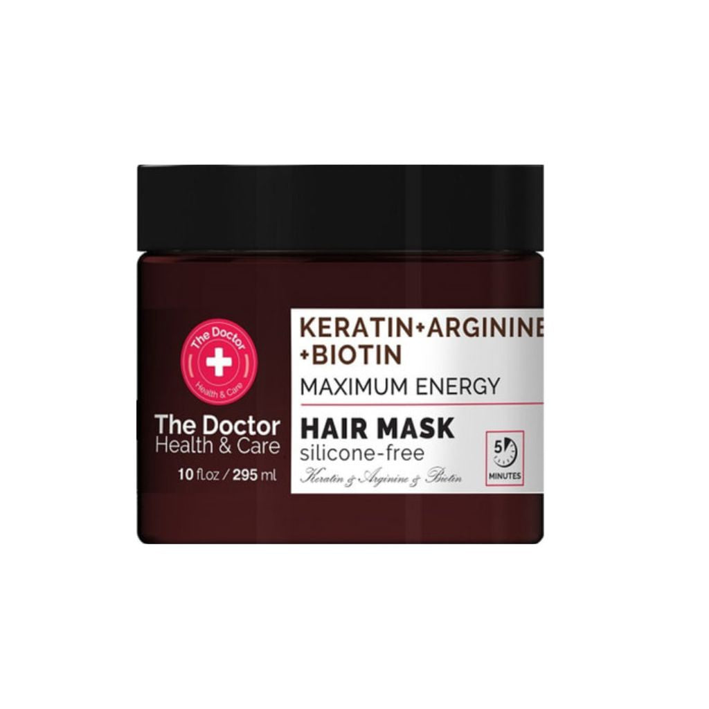 The Doctor Health & Care Haarmaske Keratin + Arginin + Biotin Maximum Energy 295 ml