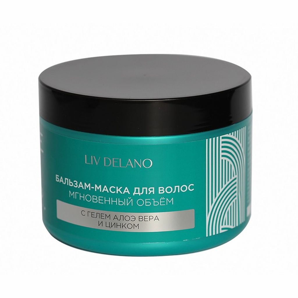 Liv Delano Haarbalsam-Maske INSTANT VOLUME mit Aloe Vera Gel + Zink 500 ml