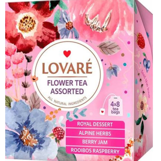 Lovare  Blumentee Assortie  in Teebeutel 32*1,5g