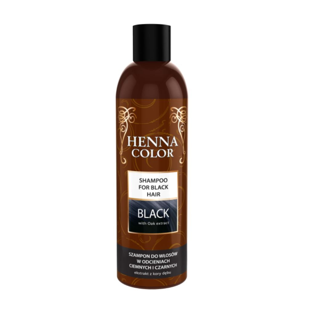 "Henna Color" Tönungsshampoo "Black" für schwarzes Haar 250ml