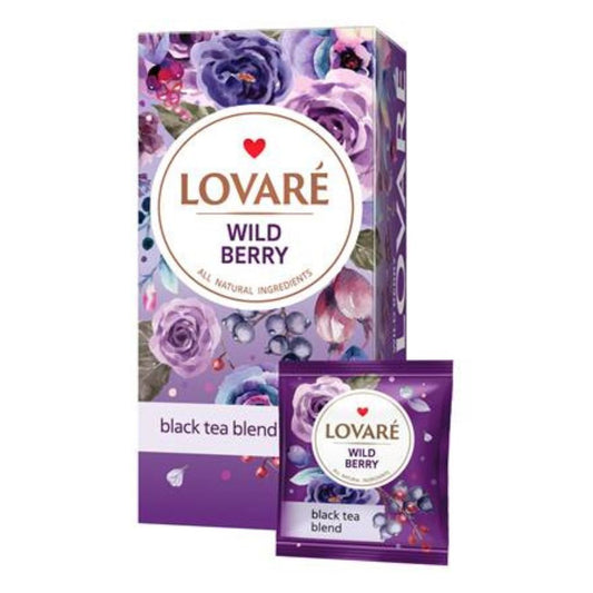 Lovare Tee "Wildbeeren" Schwarztee 24*2g