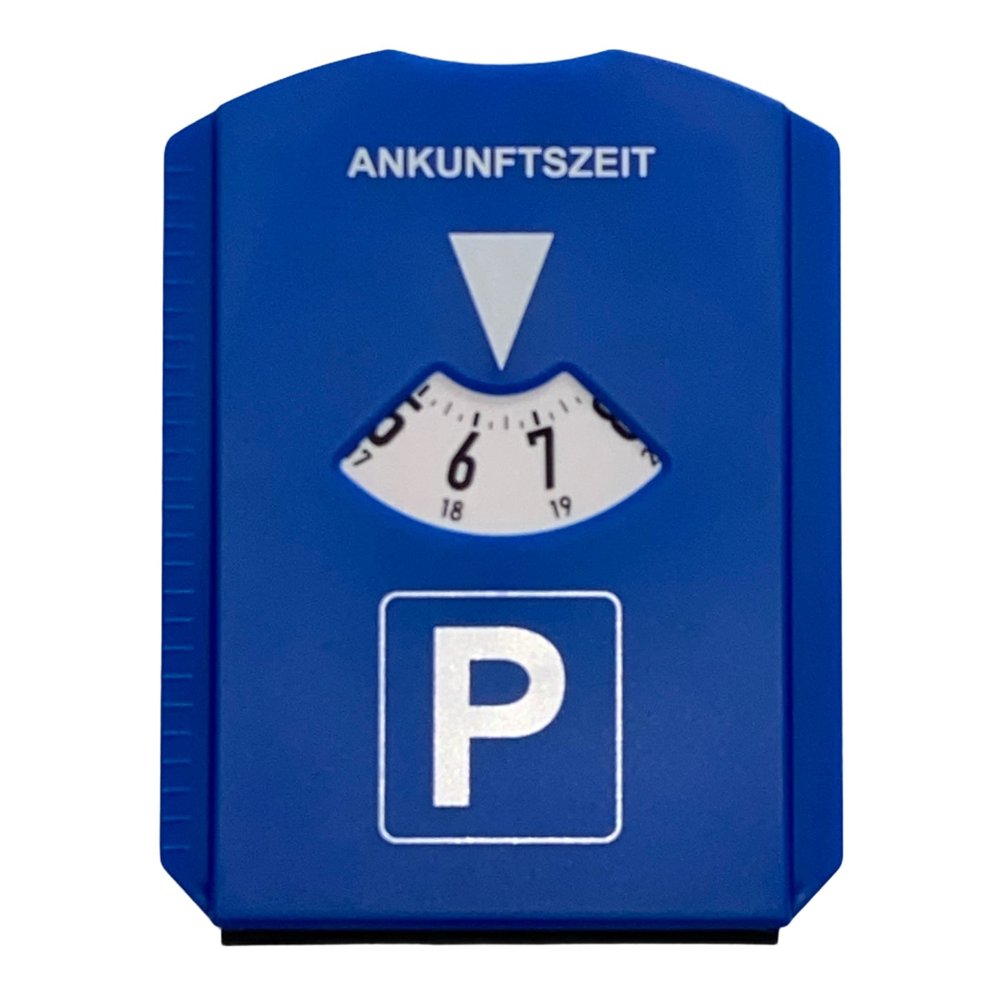 Auto Parkscheibe 15x12cm, mit Eiskratzer, Gummilippe, Einkaufswagen Chip