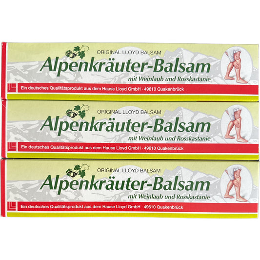 3 St. LLOYD Alpenkräuter Balsam mit Weinlaub und Rosskastanie - 200ml