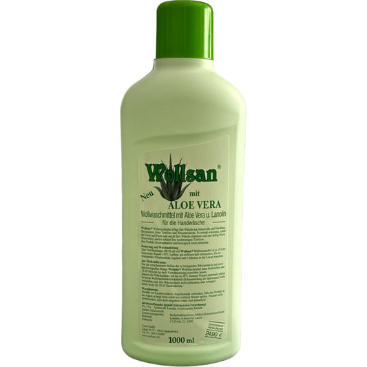 2 xWoll Wasch mit Aloe Vera & Lanolin 1000ml Flüssig Waschmittel Wollshampoo