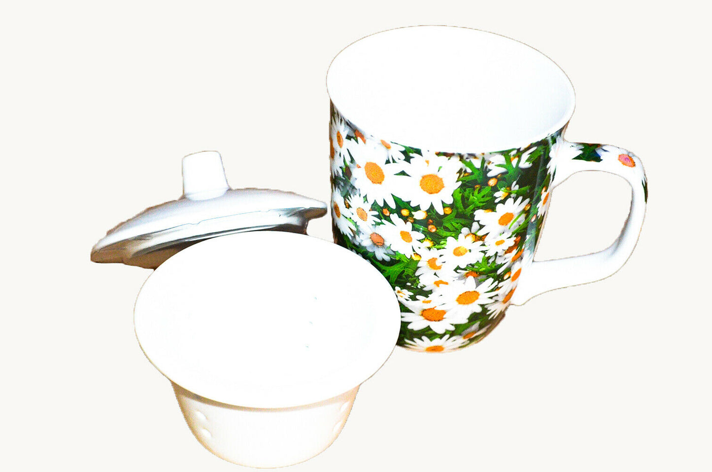 Teetasse Becher Tasse mit Deckel und Sieb