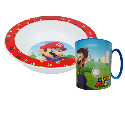 Super Mario Kinder Geschirr Set Kinderbestek Besteckset