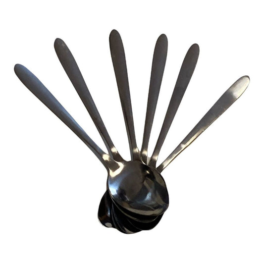 Teelöffel Löffel, 6-teiliges  Stahlbesteck Löffel 14 cm - 6er-Set Stahlbesteck