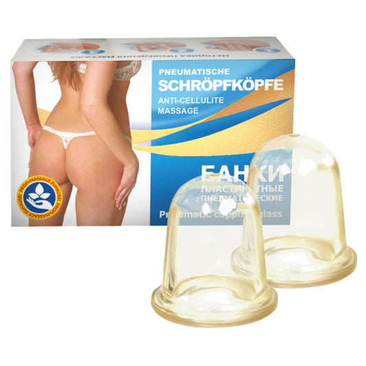 Schröpfköpfe (Silikon), Set aus 2 St.Vakummassage Anti Cellulite Massage